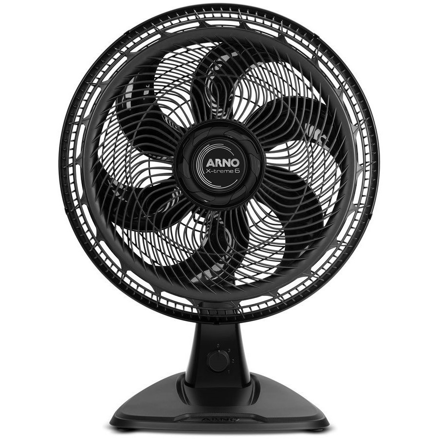 Ventilador Arno de Mesa e Parede 40cm 6 Pás X-TREME 6 140W 220V Preto - VE60