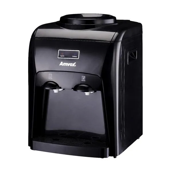 Bebedouro de Mesa Amvox ABB 240 Black Natural/Gelada 20L