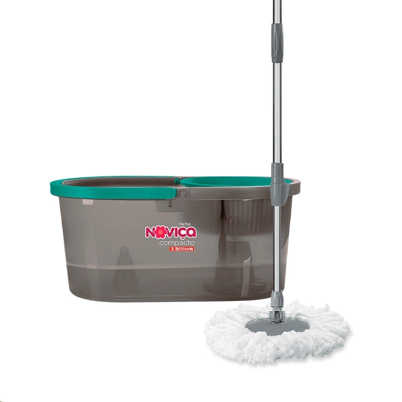 Mop Giratório com Balde Centrífuga Compacto 10L - Bettanin