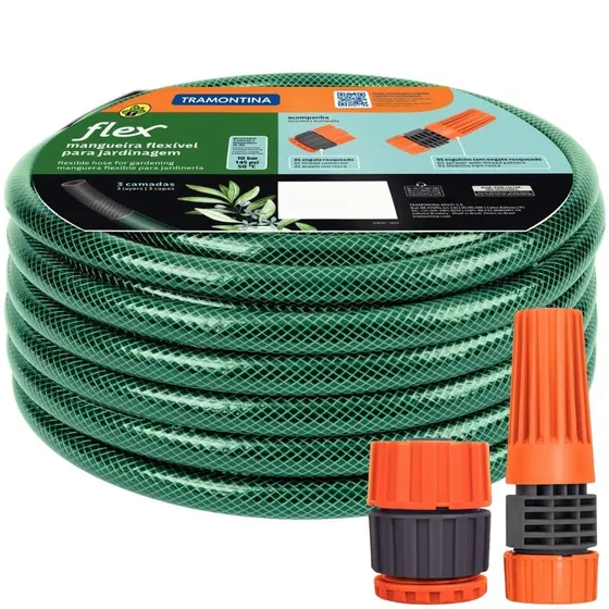 Mangueira para Jardim 20 Metros com Esguicho TRAMONTINA